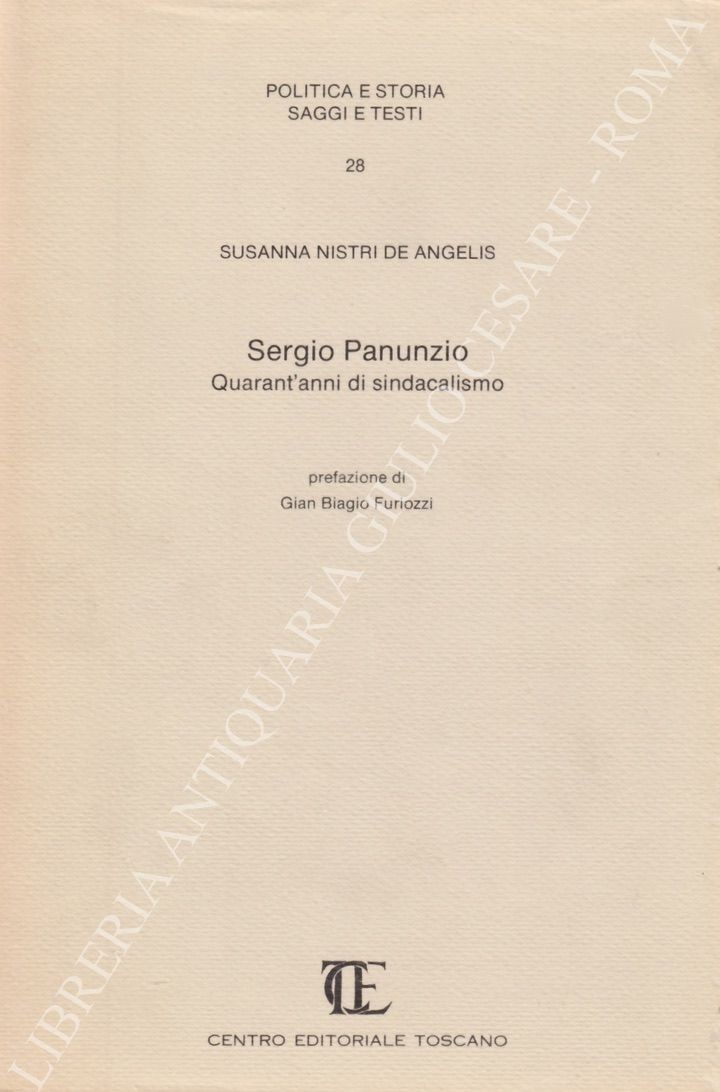 Sergio Panunzio. Quarant'anni di sindacalismo