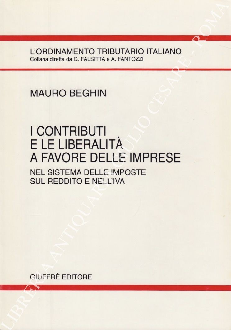 I contributi e le liberalità a favore delle imprese