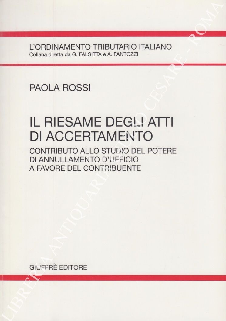 Il riesame degli atti di accertamento