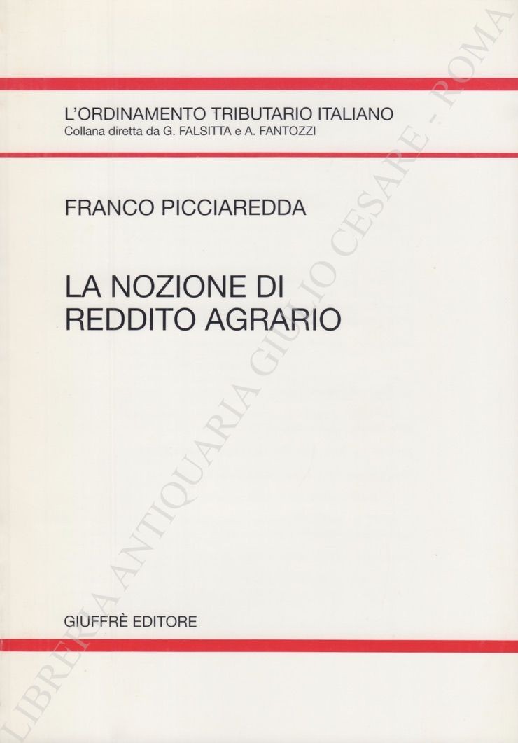 La nozione di reddito agrario