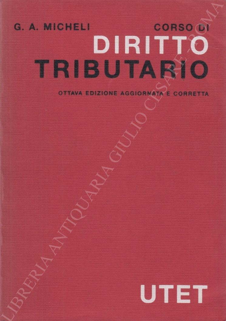 Corso di diritto tributario