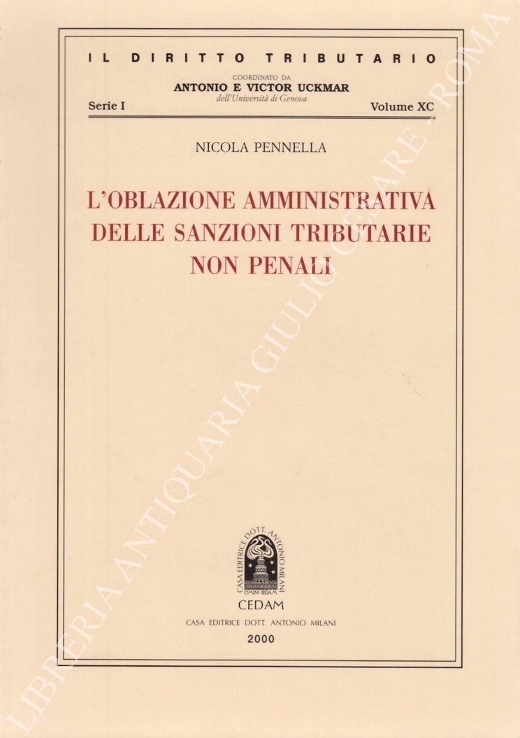L'oblazione amministrativa delle sanzioni tributarie non penali