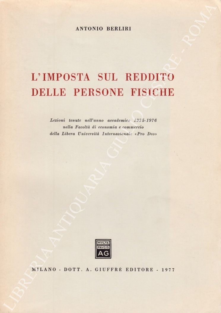 L'imposta sul reddito delle persone fisiche