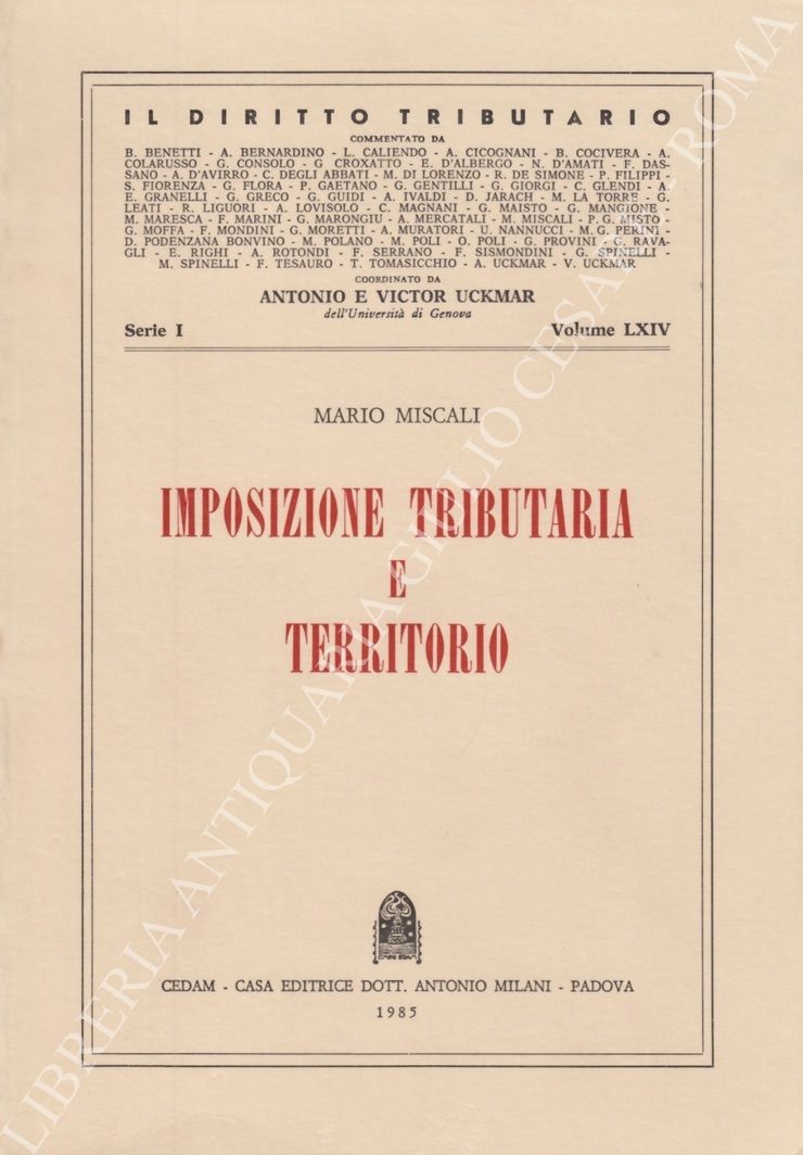 Imposizione tributaria e territorio