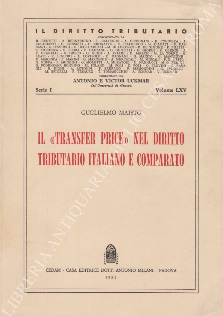 Il transfer price nel diritto tributario italiano e comparato