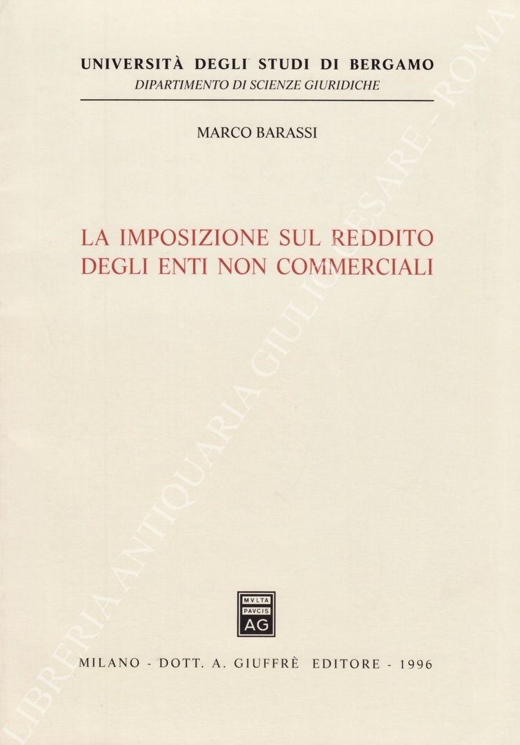La imposizione sul reddito degli enti non commerciali