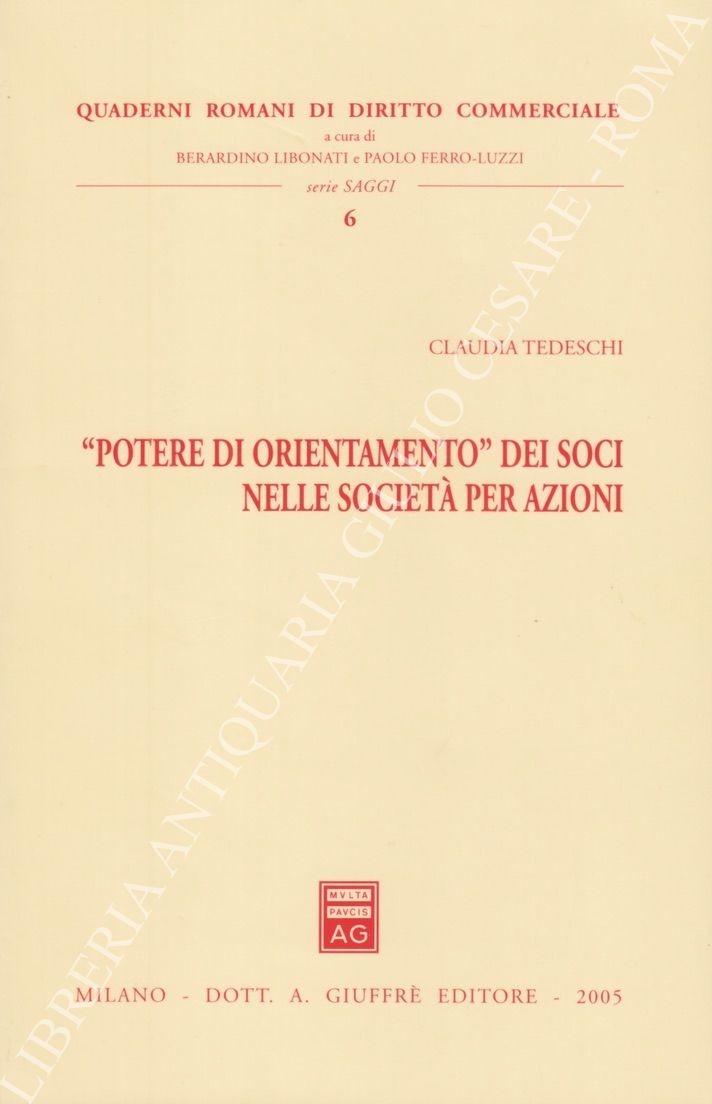 Potere di orientamento dei soci nelle società per azioni
