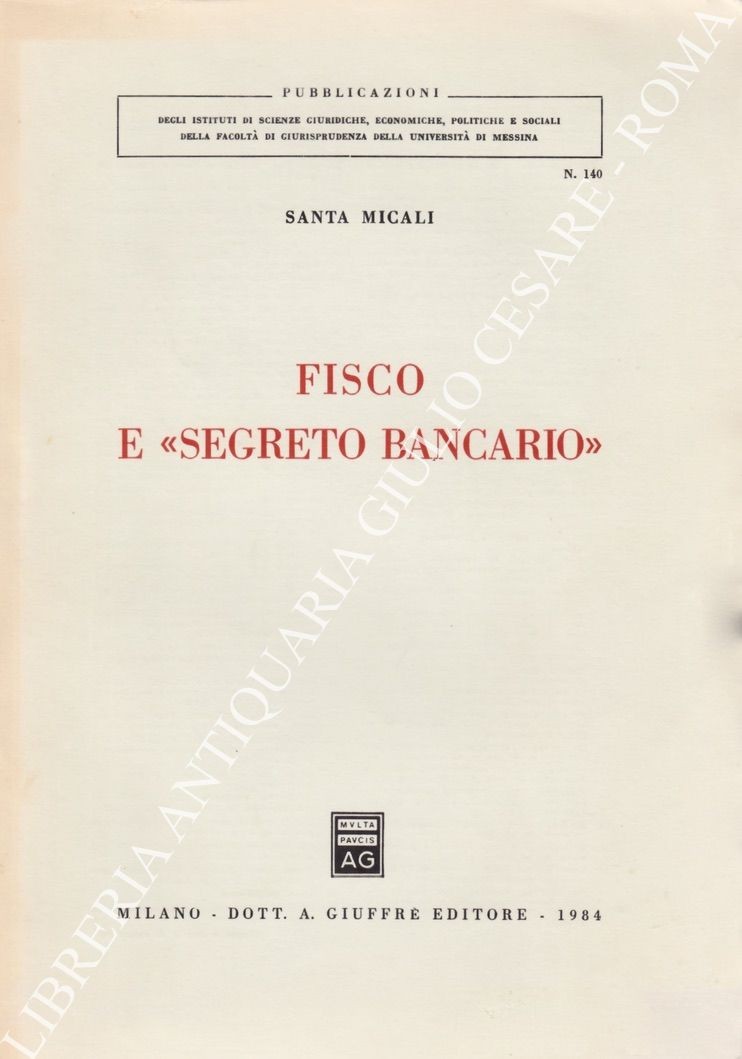 Fisco e segreto bancario