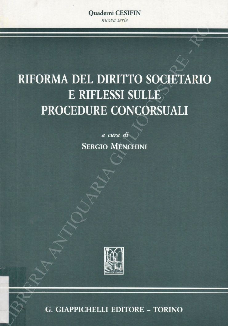 Riforma del diritto societario e riflessi sulle procedure concorsuali