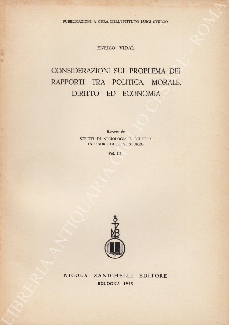 Considerazioni sul problema dei rapporti