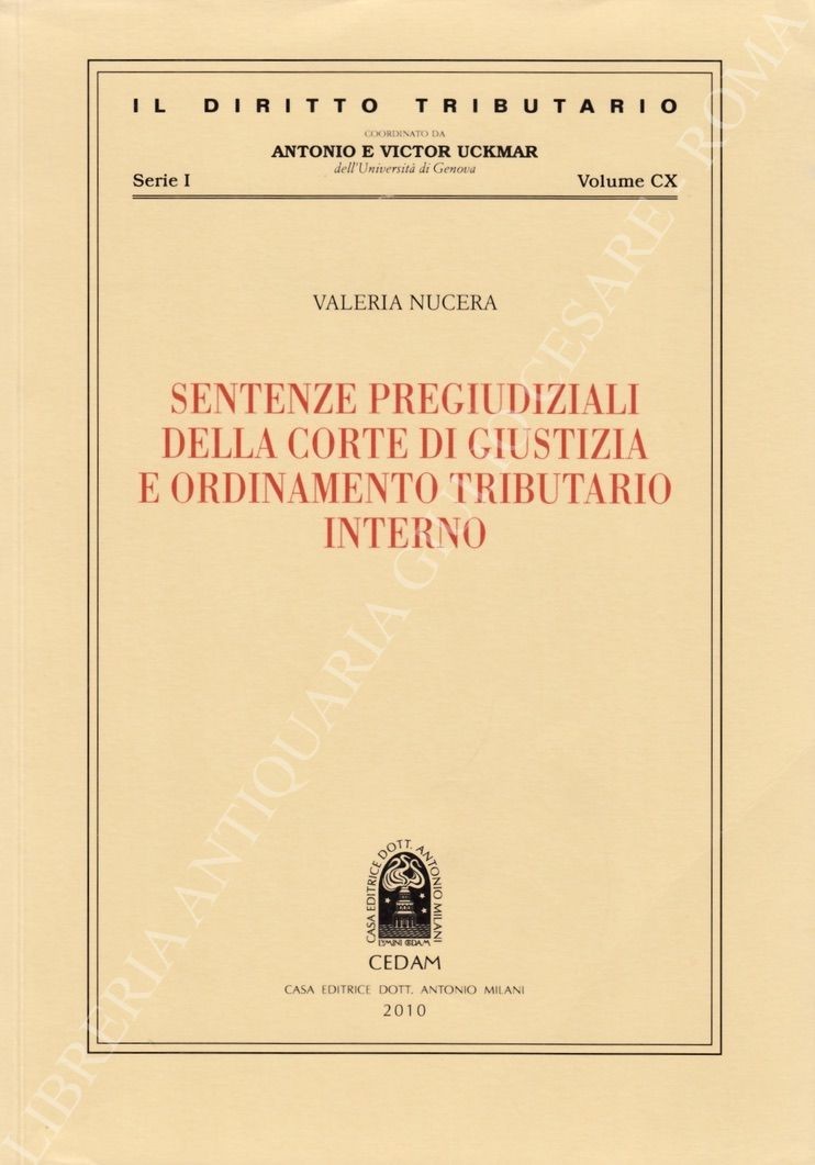 Sentenze pregiudiziali della corte di giustizia