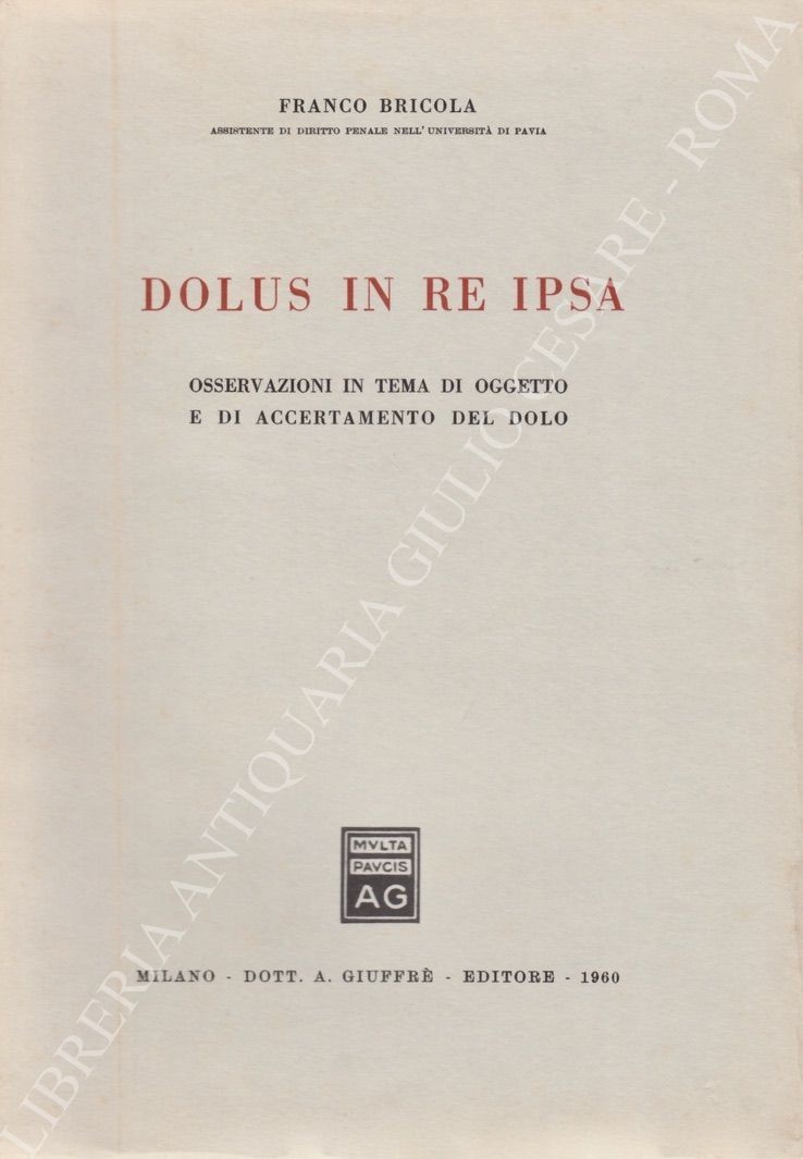 Dolus in re ipsa