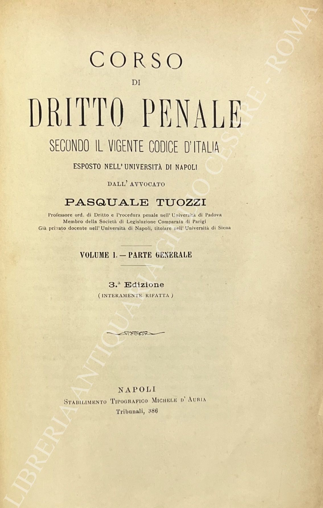 Corso di dritto penale