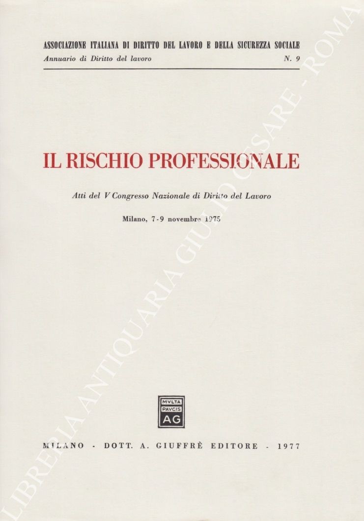 Il rischio professionale