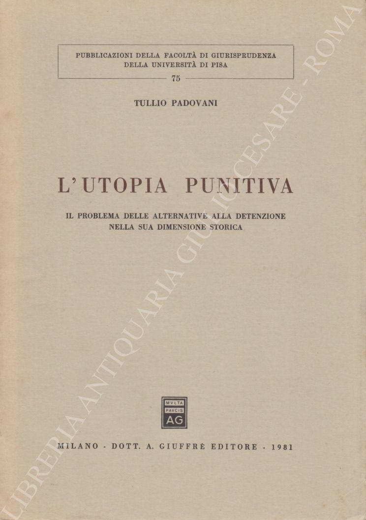 L'utopia punitiva