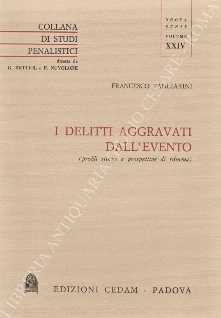 I delitti aggravati dall'evento