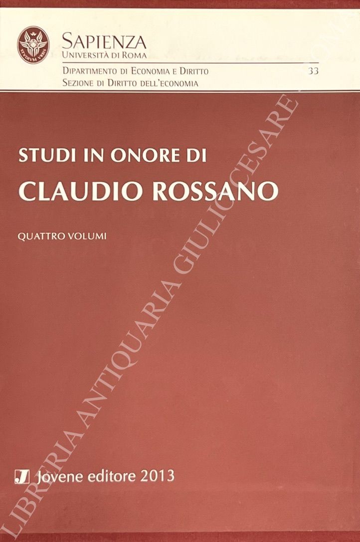 Studi in onore di Claudio Rossano