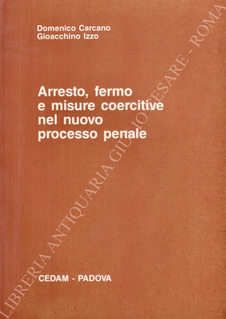 Arresto fermo e misure coercitive