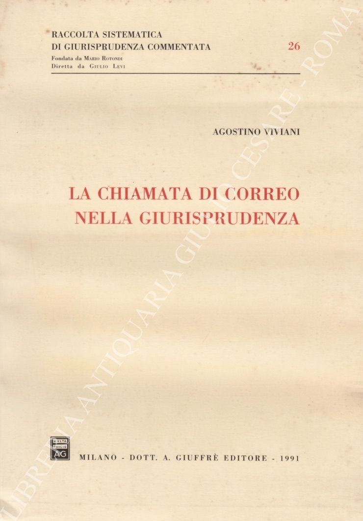 La chiamata di correo nella giurisprudenza