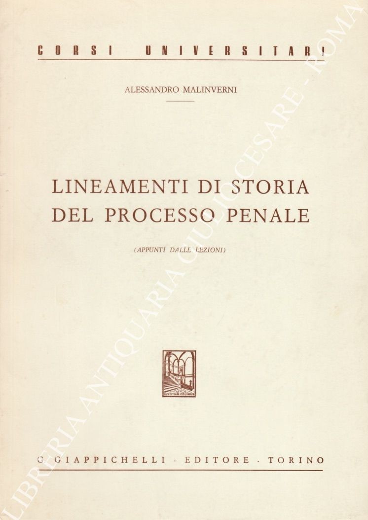 Lineamenti di storia del processo penale