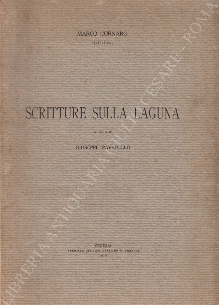 Scritture sulla laguna