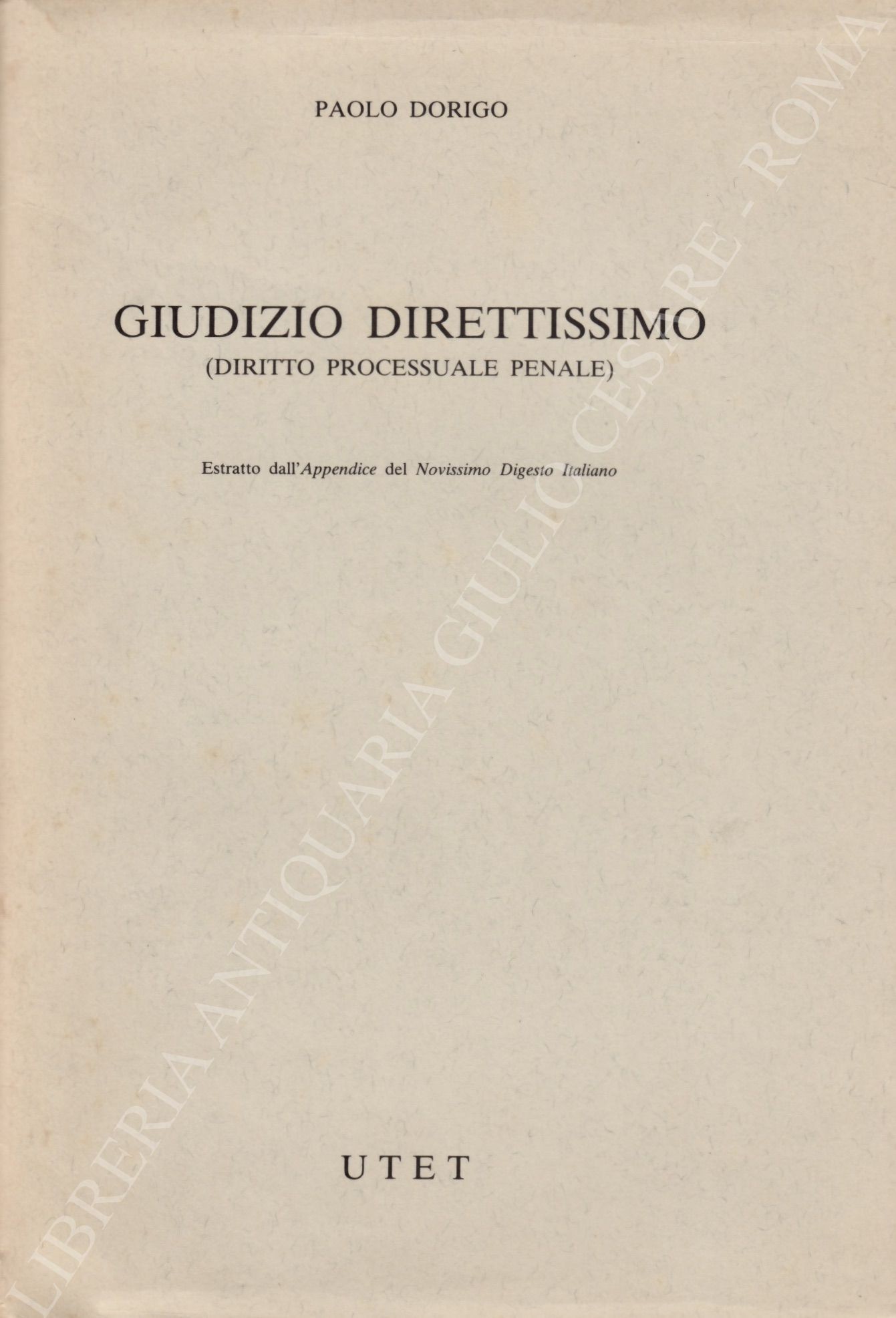 Giudizio direttissimo