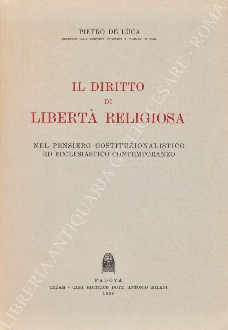 Il diritto di libertà religiosa