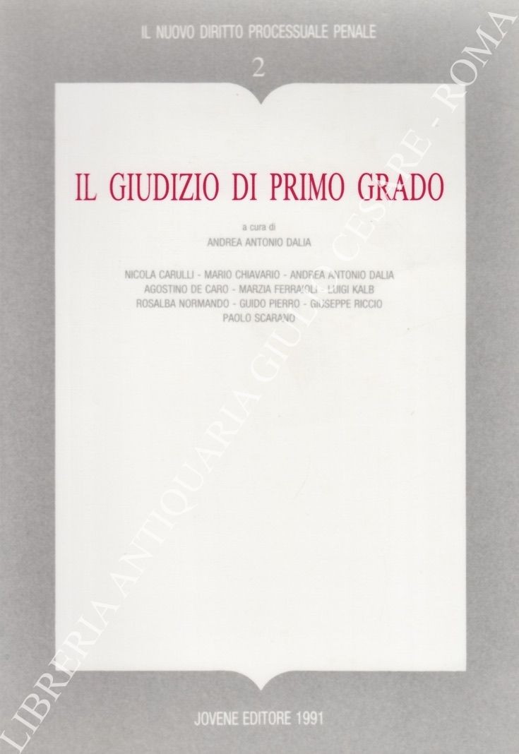 Il giudizio di primo grado