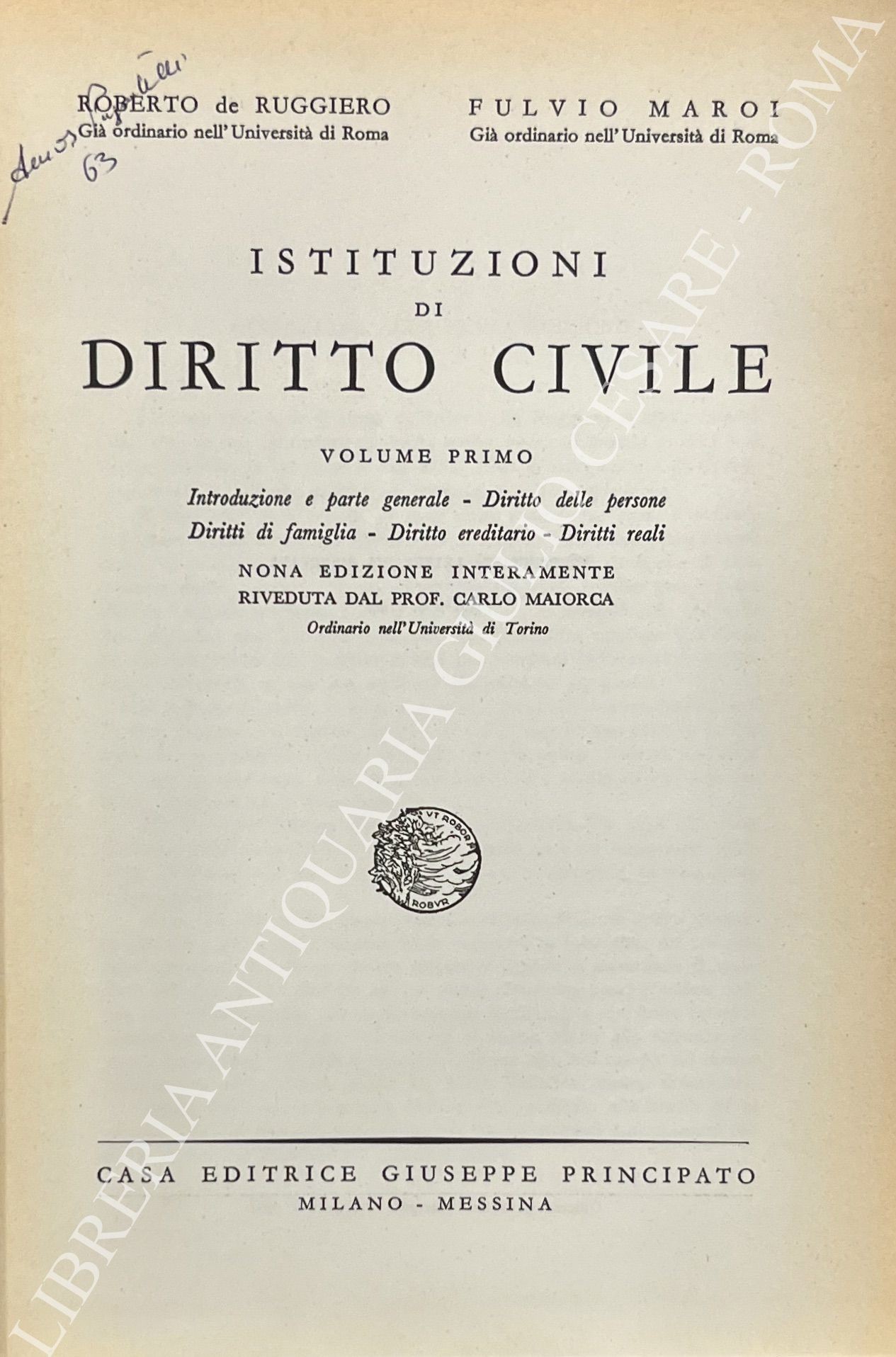 Istituzioni di diritto civile