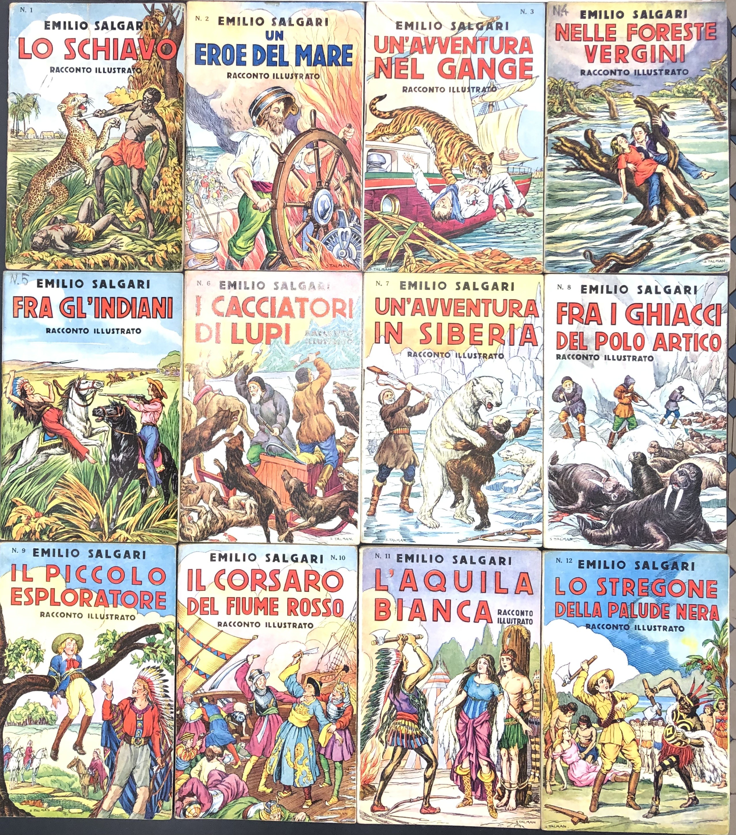 I racconti di avventure di Emilio Salgari