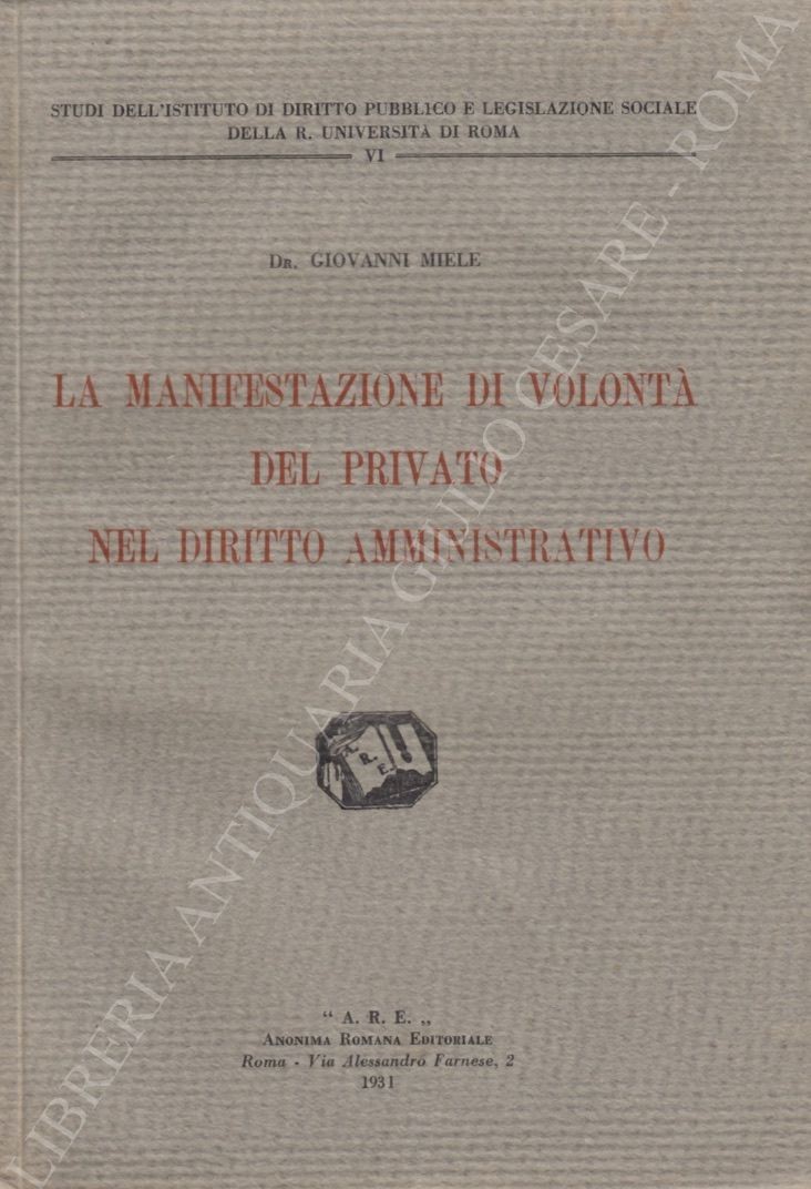La manifestazione di volontà