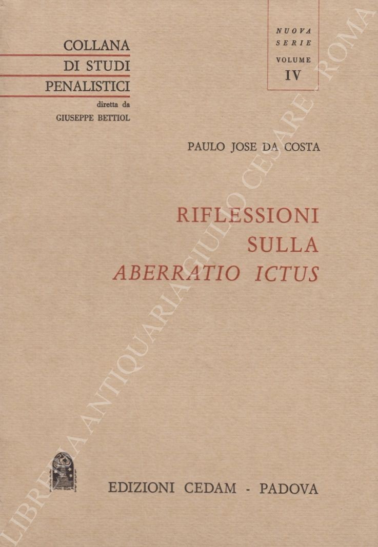 Riflessioni sulla aberratio ictus