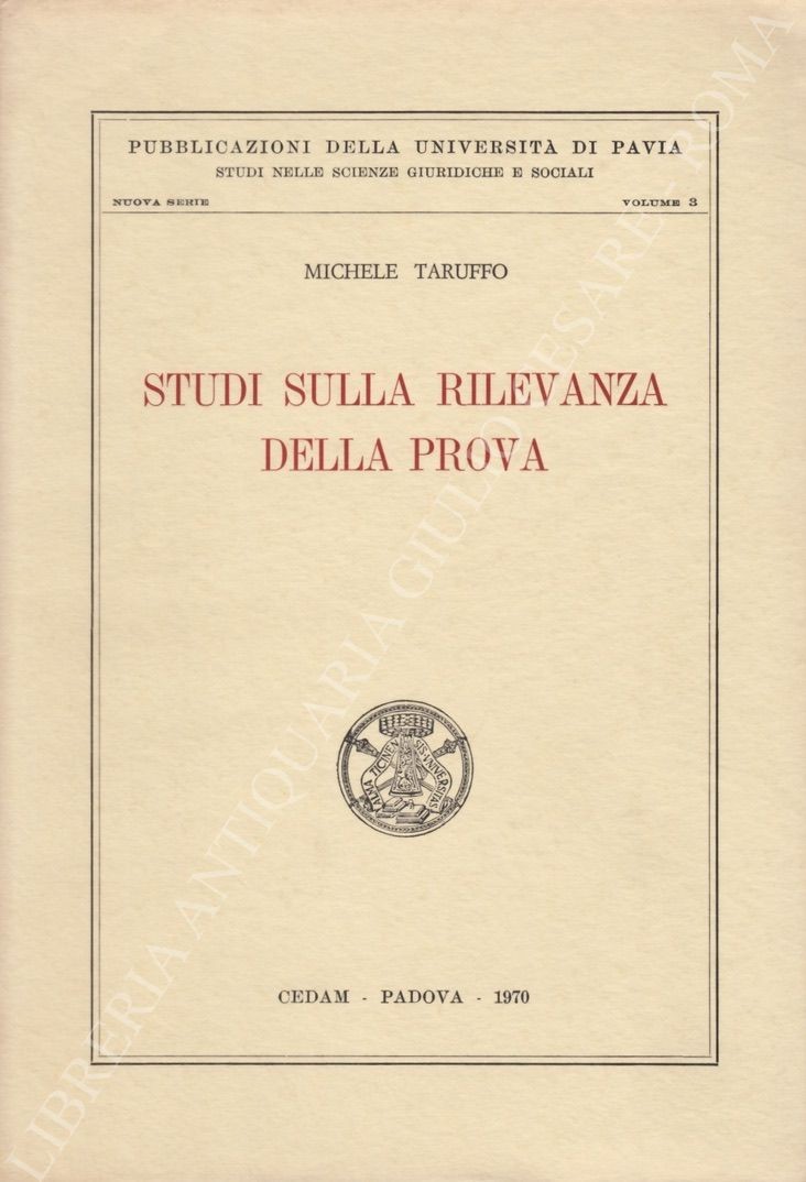 Studi sulla rilevanza della prova