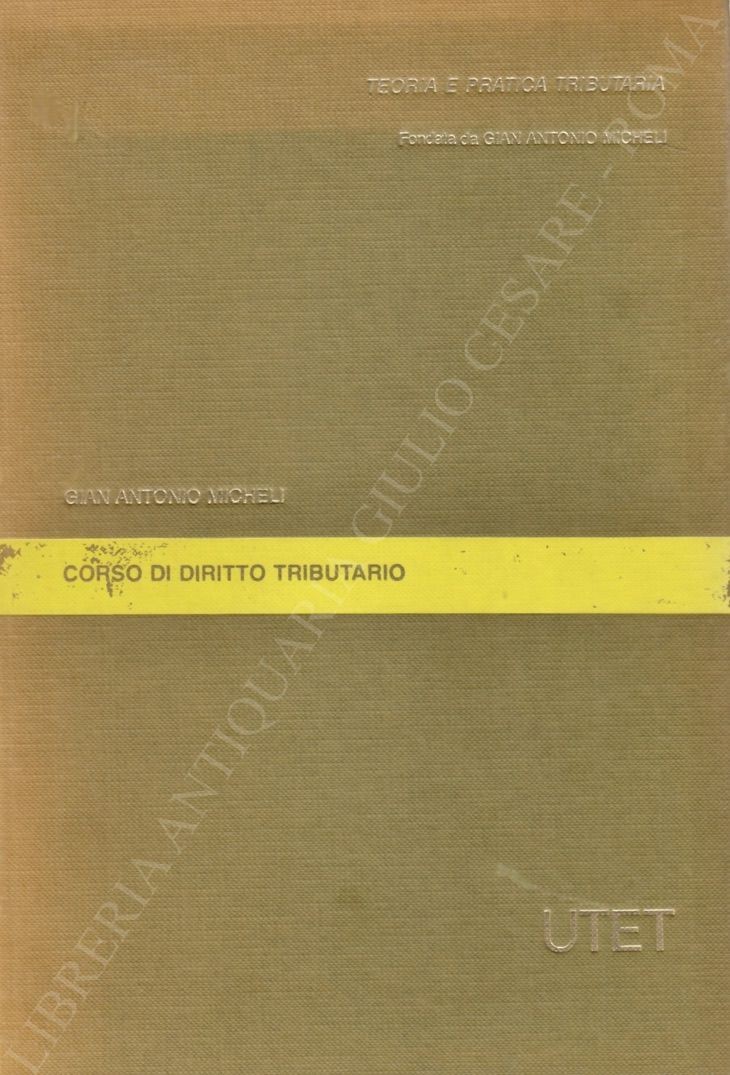 Corso di diritto tributario