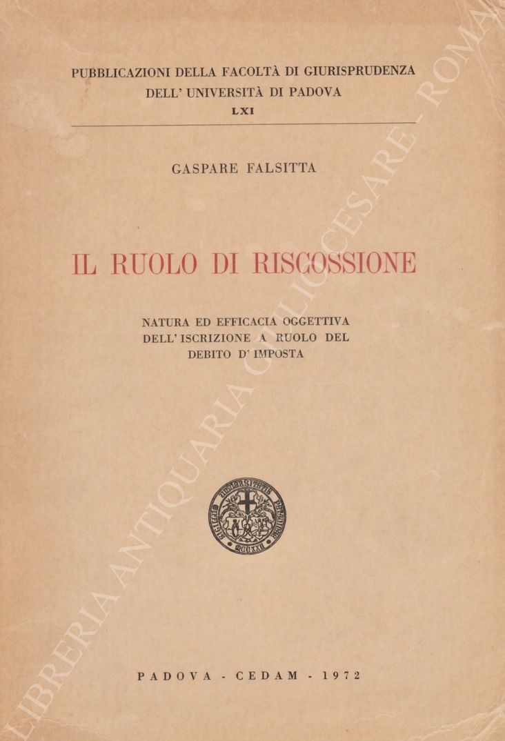 Il ruolo di riscossione