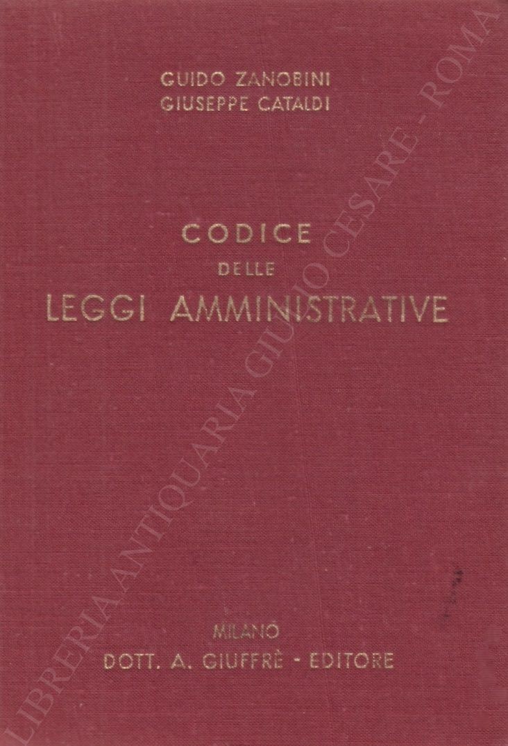 Codice delle leggi amministrative