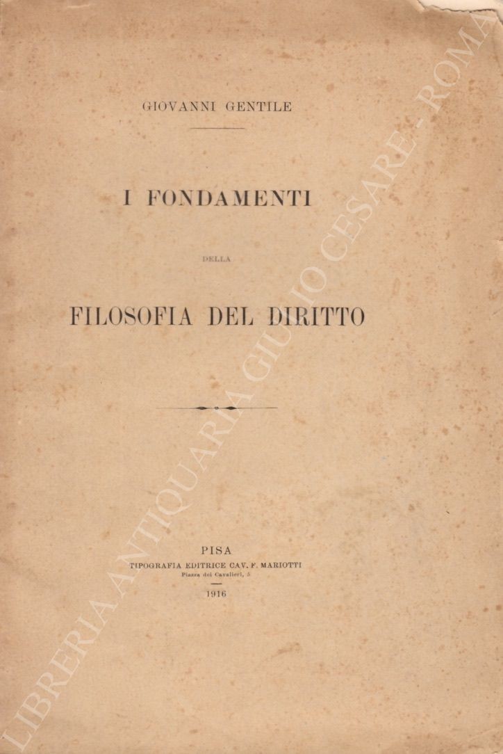 I fondamenti della filosofia del diritto