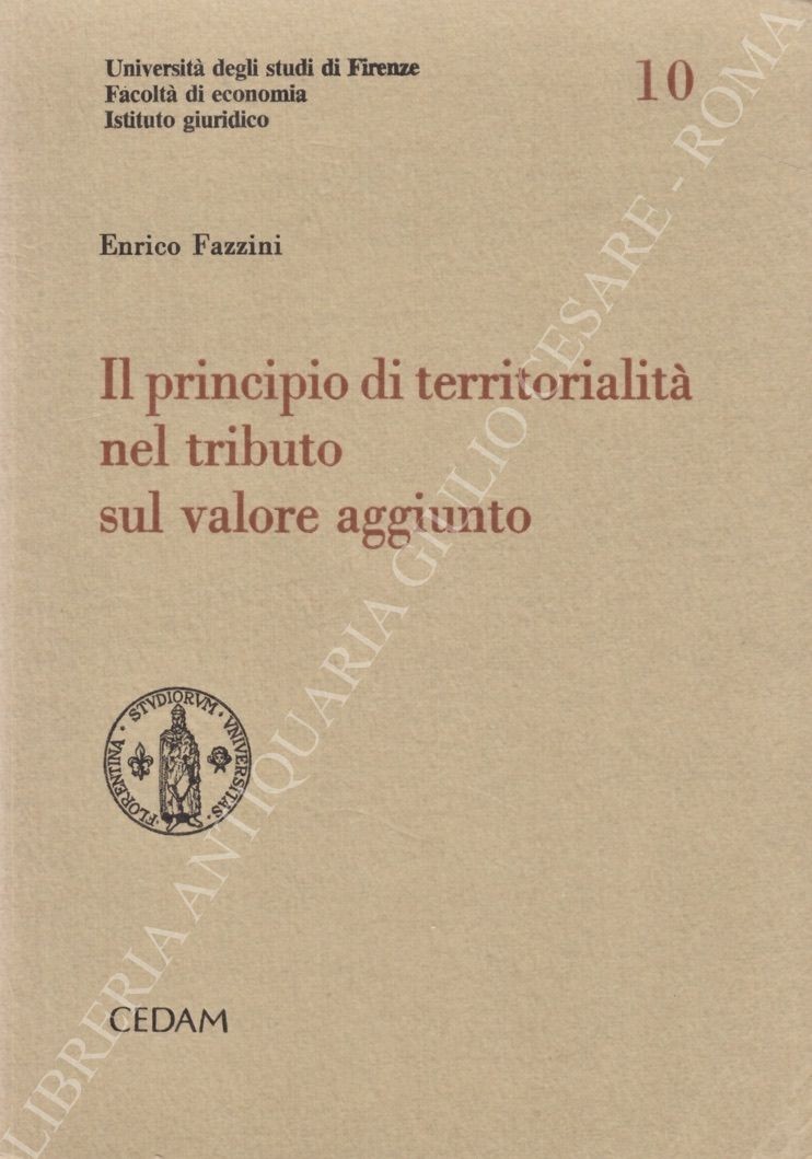 Il principio di territorialità nel tributo sul valore aggiunto