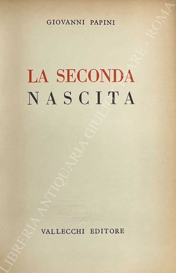 La seconda nascita
