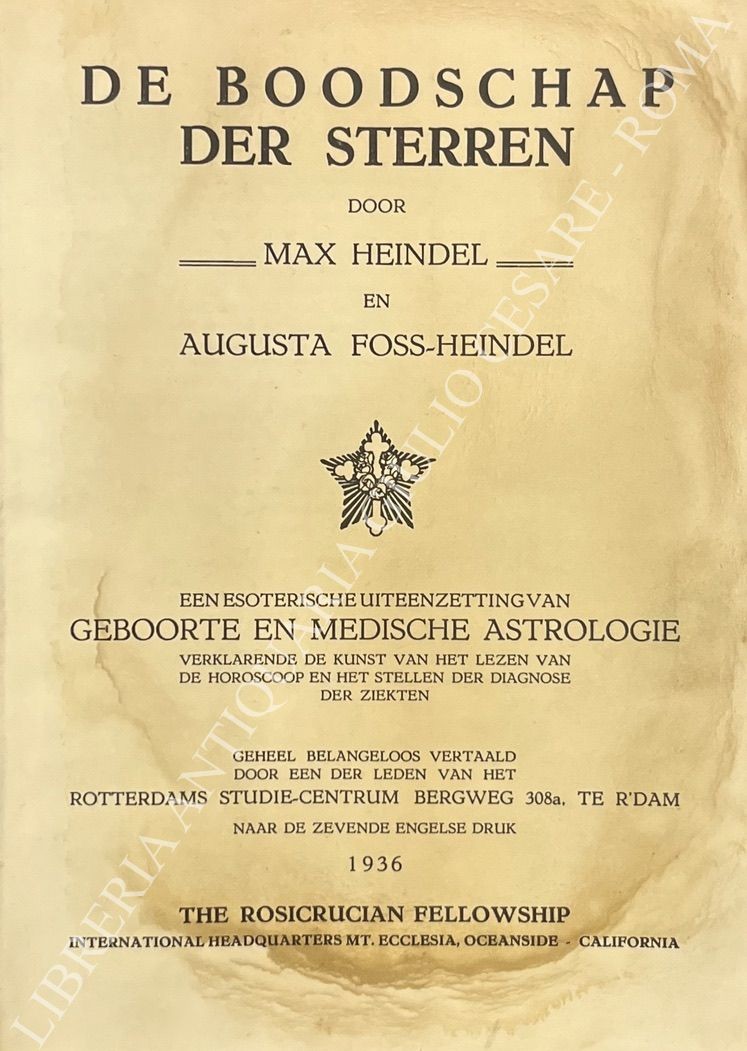 De boodschap der sterren een historische