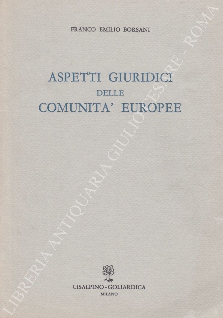 Aspetti giuridici delle comunità europee