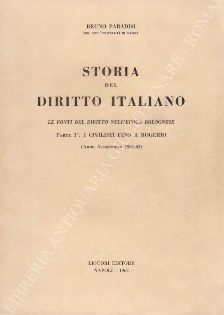 Storia del diritto italiano