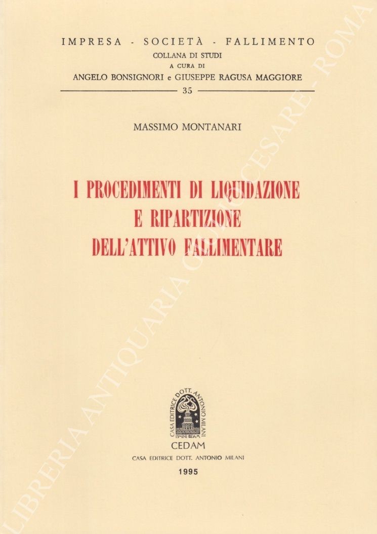 I procedimenti di liquidazione e ripartizione dell'attivo fallimentare