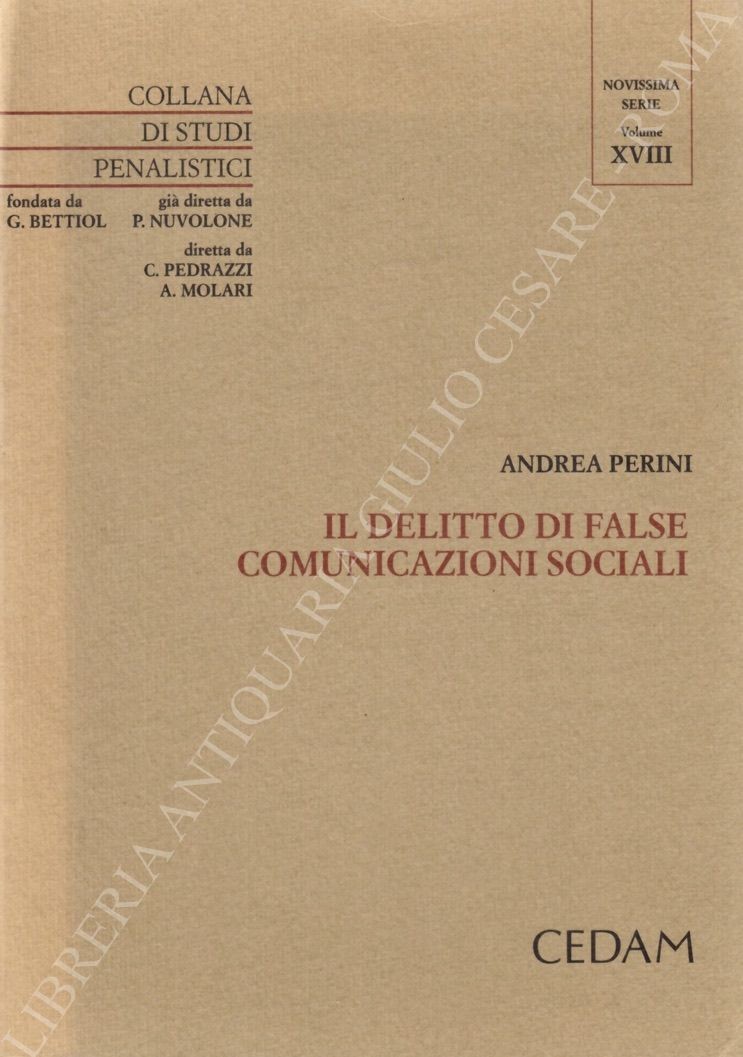 Il delitto di false comunicazioni sociali