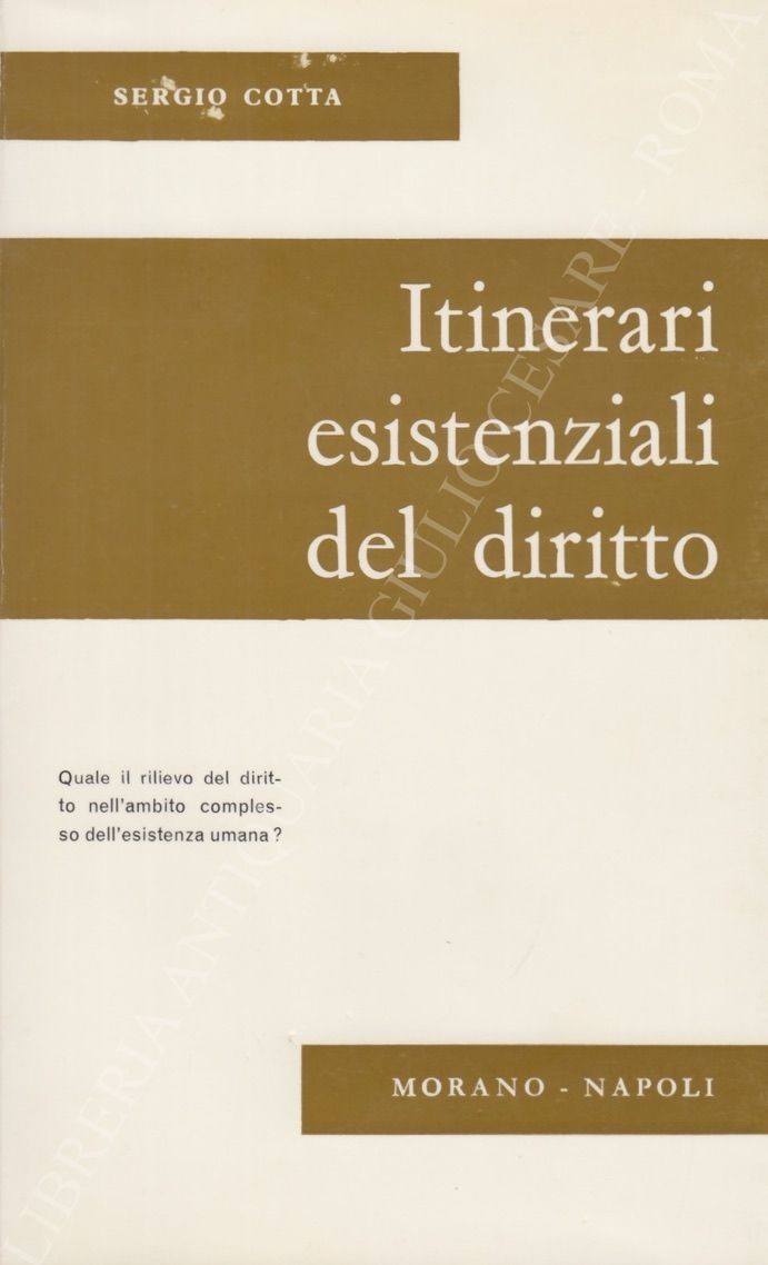 Itinerari esistenziali del diritto