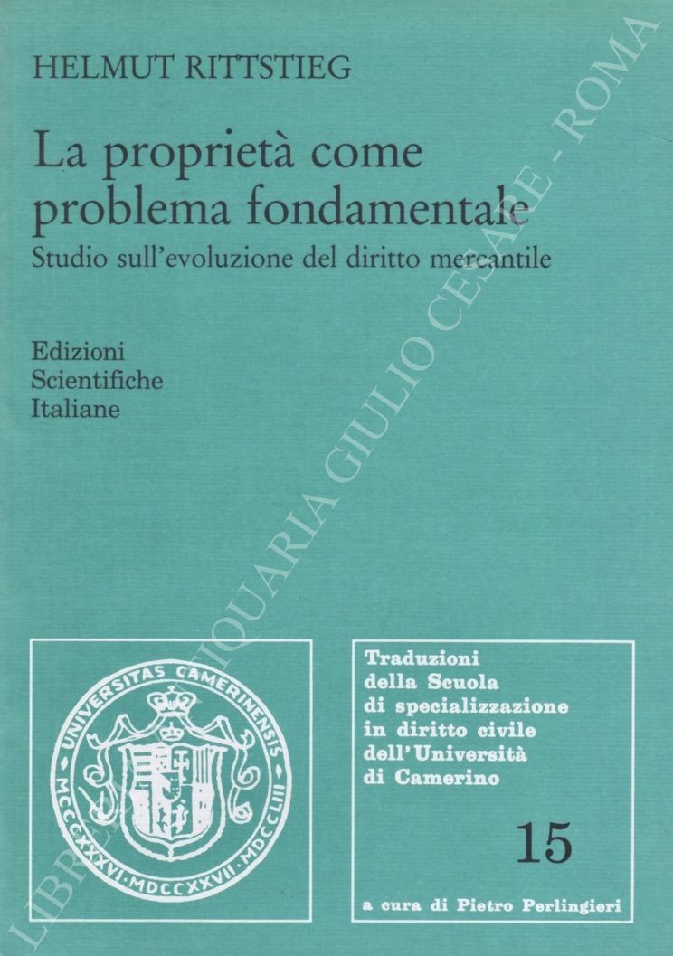 La proprietà come problema fondamentale