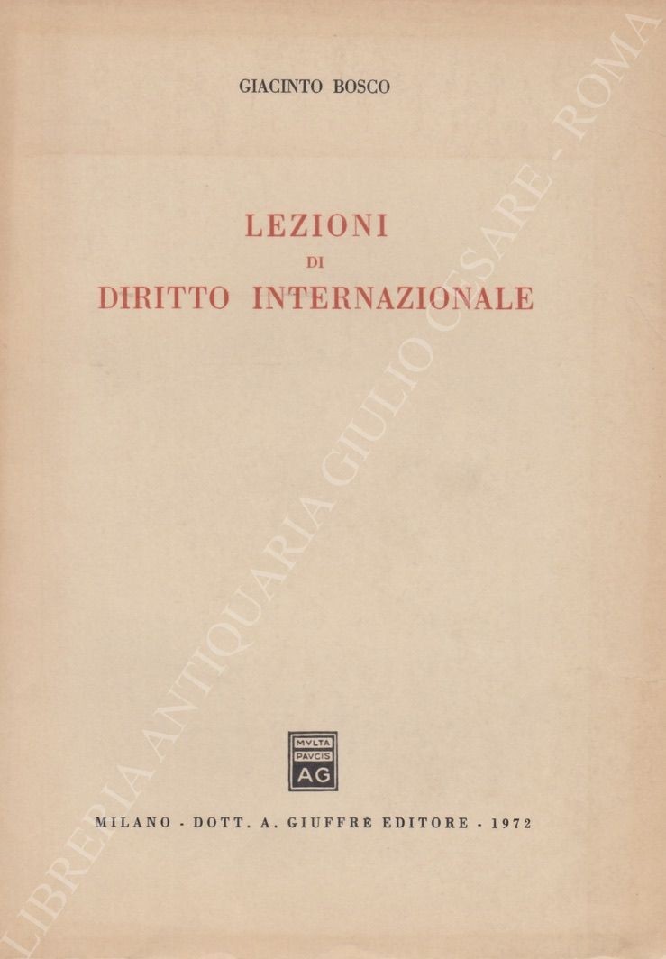 Lezioni di diritto internazionale