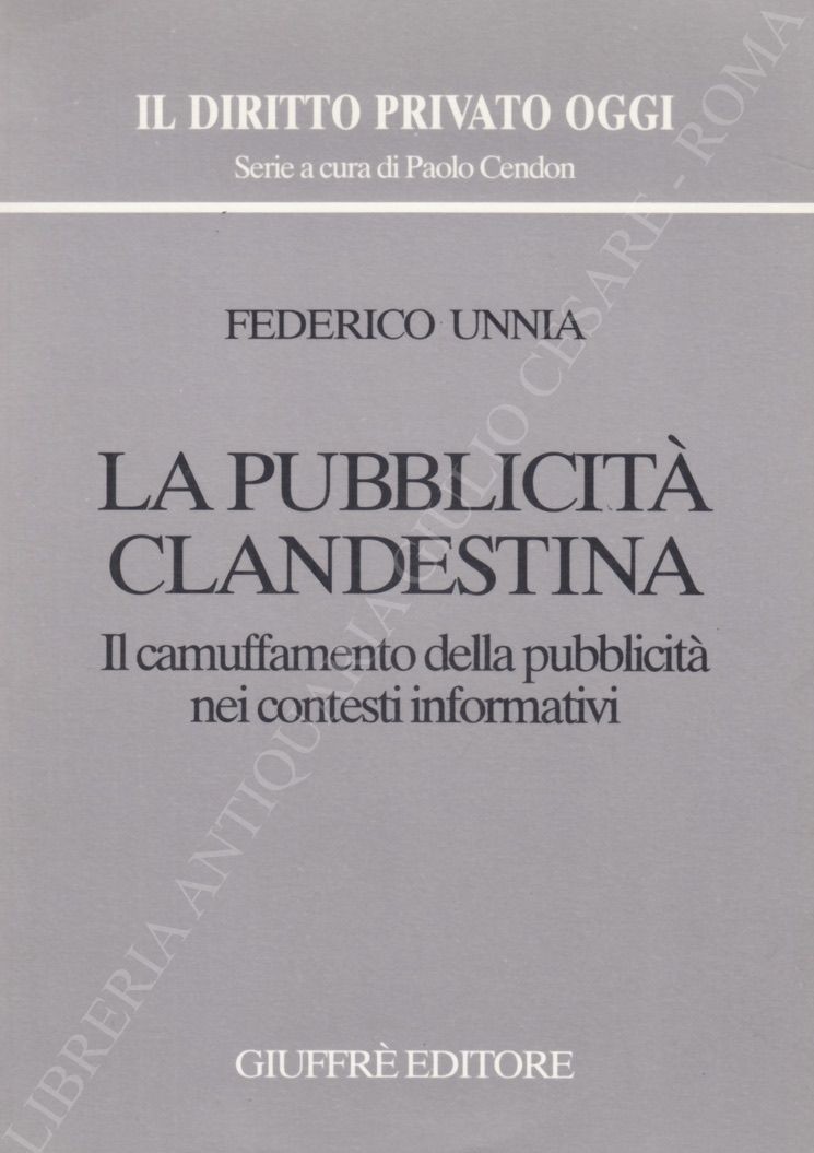 La pubblicità clandestina