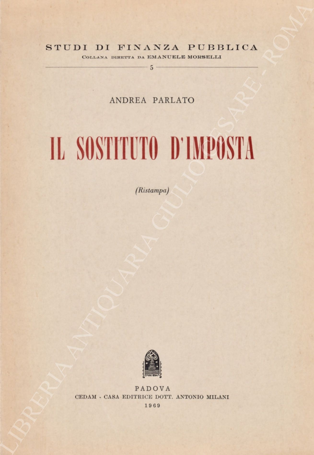 Il sostituto d'imposta