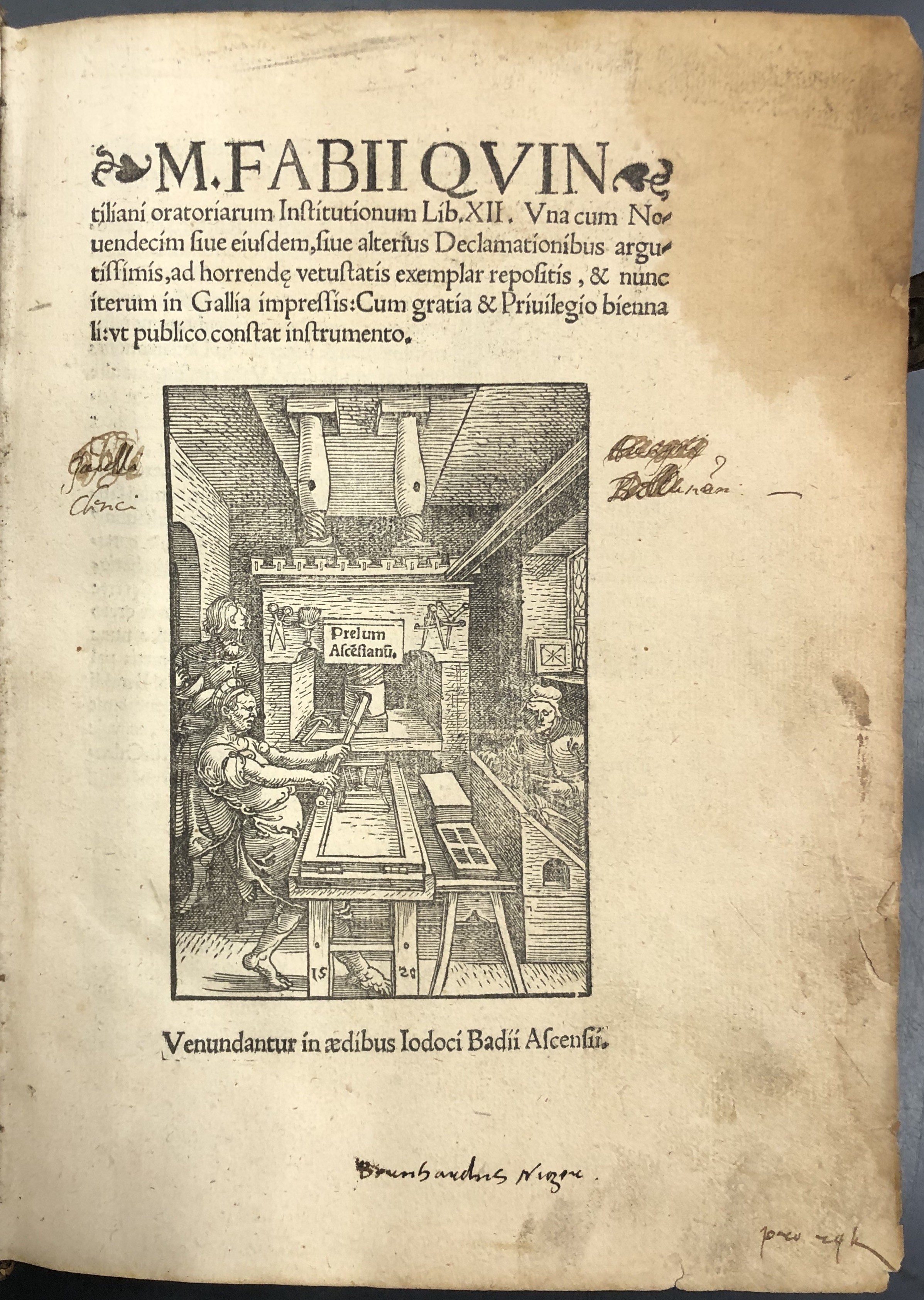 Oratoriarum Institutionum Lib. XII